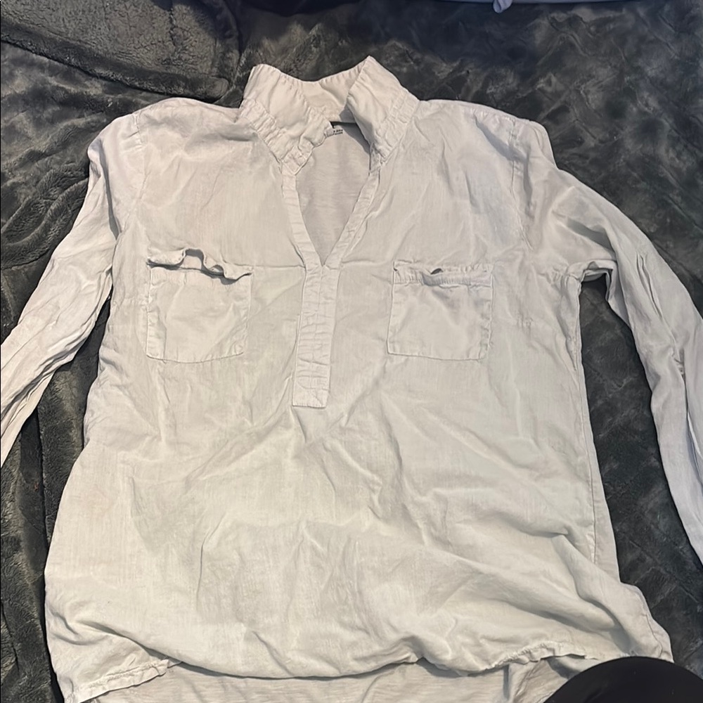 Men's White Casual Shirt